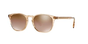 OLIVER PEOPLES | NEW | FINLEY SMALL | 5298SU 147142 | BLUSH | BROWN MIRROR - Picture 1 of 5