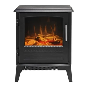 Dimplex Bari Freestanding Optiflame Electric Stove 2kW Fan Heater Remote Control - Picture 1 of 5