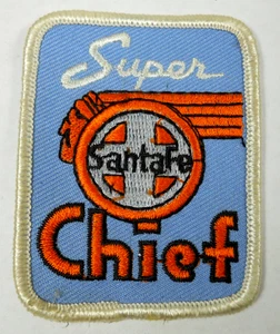 vintage Santa Fe Super Chief railroad passenger train patch - Imagen 1 de 3
