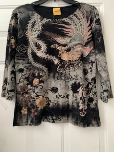 Katina Marie Black Tshirt Size Small NWT - Picture 1 of 5
