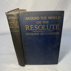 1924 Around The World On The Resolute Hubbard Hutchinson Photo Illustrated 1st E - Picture 1 of 21