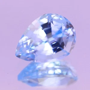4.89ct Clean! Beautiful Rich Blue! Natural Unheated Aquamarine -Brazil 12x9mm - Picture 1 of 4