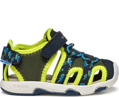 Sandálias Geox verde múltiplo - Imagem 1 de 3