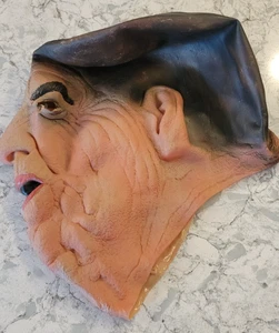President Ronald Reagan 1995 Halloween Costume Mask Full Face Magic Group RARE - Picture 1 of 5
