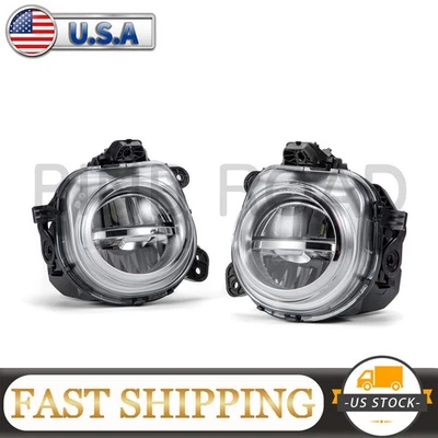 2Pcs LH + RH Fog Lights Front Lamps For 2011-2017 BMW X3 2016-2018 X1/X4/X5/X6 - Imagem 1 de 4