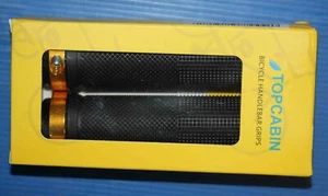 TOPCABIN Bike Grips Ergonomic Rubber MTB Bicycle Handlebar Lock-On - Picture 1 of 1