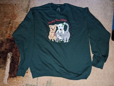 Emo Nite Christmas Sweater Medium Emo Night LA Los Angeles Pre Owned  - Image 1 of 2