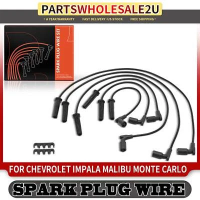 6 件火花塞电线套装适用于雪佛兰 Impala Malibu Monte Carlo Uplander Pontiac — 第 1/4 张图片