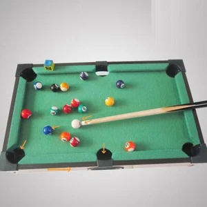 Mini Table Billiards, Pool Table, Pool Table With 2 Cues, - Picture 1 of 4