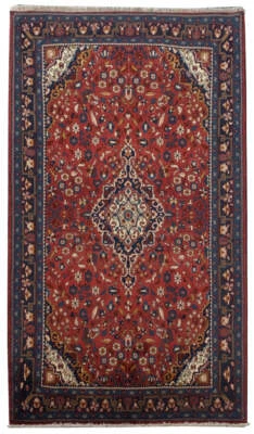 5x8' Red Perssiaan Jozan Rug 81711 - Image 1 of 4