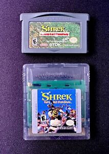 Shrek Fairy Tale Freak Down & Kart Speedway- Nintendo Gameboy Color (GBC) - USED