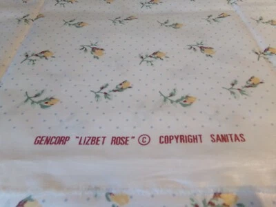 1 年 X 56 英寸复古“利兹伯特玫瑰”GEN CORP 出品/黄色抛光棉全新 #350 — 第 1/3 张图片