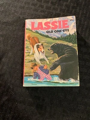 Lassie Old One-Eye 1975 Big Little Book Paperback Foto 1 de 4