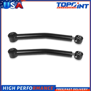 Black For 07-18 Jeep Wrangler 4WD/2WD Rear Upper Adjustable Control Arm Set of 2 - Picture 1 of 6