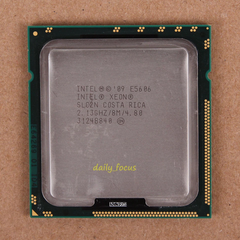 Intel Xeon E5606 SLC2N 2.13 GHz BX80614E5606 CPU Processor 4.8 GT/s - Image 1 of 1