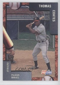 1992 Fleer ProCards Minor League Thomas Coates #3190