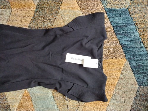 Abito Gucci nero con cintura in vita e zip sul retro