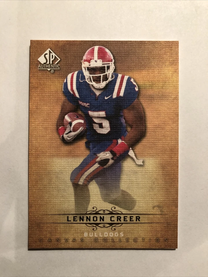 2012 SP Authentic Football Canvas Collection Lennon Creer NM Shipping $0.99 - Image 1 of 2