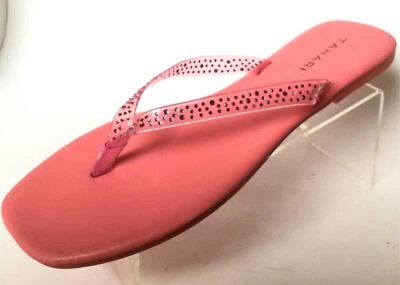 NEW TAHARI Kamryn Women's Summer Pink Flip Flops (Size 9) - Image 1 of 4