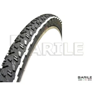 Copertone / Pneumatico 27.5 x 2.10 (52 - 584) BYTE PLOSE Nero / Bianco Bici MTB - Foto 1 di 2