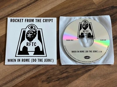 RFTC ROCKET FROM THE CRYPT When In Rome 1998 EUROPEAN promo CD single - Image 1 of 2