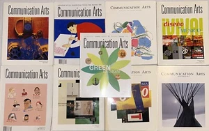 Lot of 9 Communication Arts magazines Assorted - Imagen 1 de 5