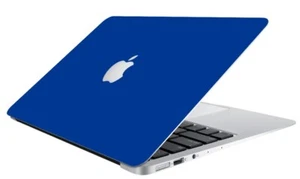 BLUE Vinyl Lid Skin Cover Decal fits Apple MacBook Air 11 A1465 Laptop - Picture 1 of 1