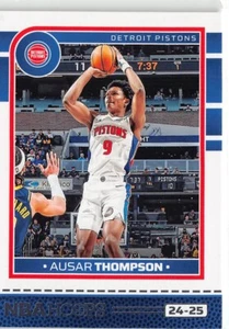 2024-25 Panini NBA Hoops Ausar Thompson Base Detroit Pistons #137 - Imagen 1 de 2