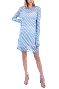 RRP €295 DIANE VON FURSTENBERG Jumper Dress Size S Merino Wool Blend Striped - Bild 1 von 7