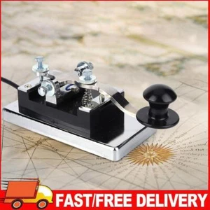 HY-K4 Edelstahl Morsecode CW Trainer Lernender CW Telegraph Kurzwellenradio - Zdjęcie 1 z 12