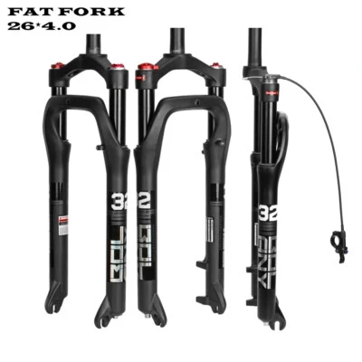 26in Fat Forks Snow Mountain Bike Suspension Fork for 4.0 Tire E-bike Front Fork - Image 1 of 4