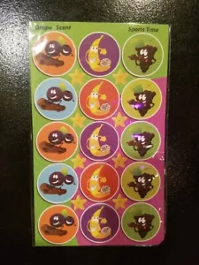 Scratch & Sniff Aufkleber! Traubenduft! 15 Sticker. Sportzeit - Bild 1 von 7