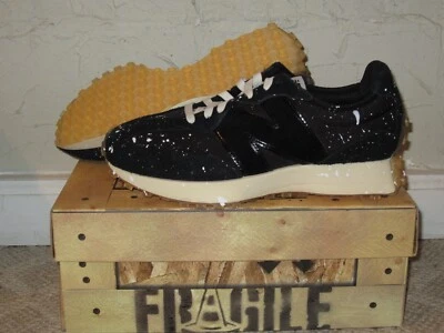 Joshua Vides x New Balance 327 MS327PP Black Splatter White Men's Size 9.5 NEW! - Image 1 of 4