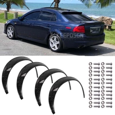 Kit de carrocería ancha flexible Fender Flares arcos de rueda 4,5" para Acura TL ILX TLX TSX Foto 1 de 4