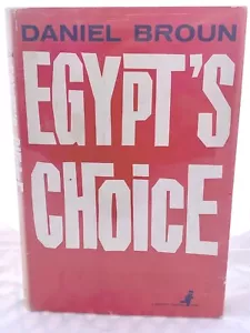 Ägyptens Wahl Daniel Broun 1963 erste Aufl. x-lib Konföderierte Gold Mystery Handlung - Bild 1 von 3