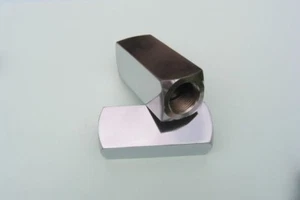 Lowrider Hydraulics chrome 1/2" Female NPT F to 1/2" F NPT check valve, 2 pieces - Picture 1 of 1