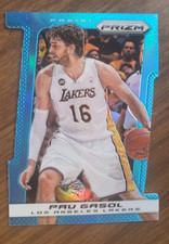 2013-14 Panini Prizm Pau Gasol SP Light Blue Die-Cut Refractor #154/199 Lakers