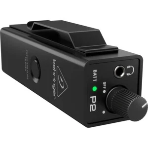 Black In Ear Monitor Amplifier with XLR TRS Input 3.5mm Headphone Output - Picture 1 of 8