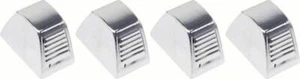 OER Chrome Heater Control Knob Set For 1965-1985 Impala Bel Air and Biscayne - Picture 1 of 3