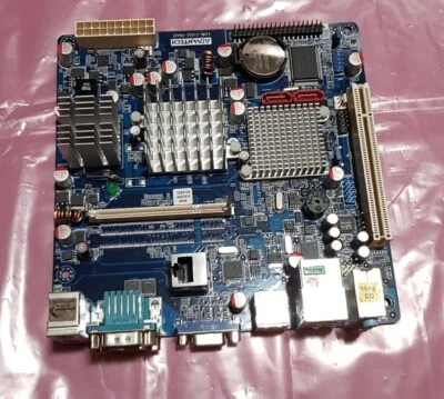 Advantech AIMB-210G2-PBA2E Intel Atom Mini-ITX Board Industrial Motherboard - Image 1 of 3