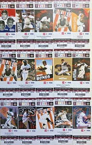 2010-2011-2012-2013-2014-2015-2016-2019 San Francisco Giants Season Ticket Stubs - Picture 1 of 12