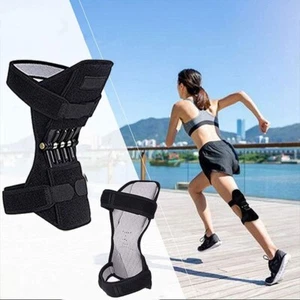 2X Leg Power Knee Stabilizer Pads Patella Booster Adjustable Knee Brace Support - Picture 1 of 10