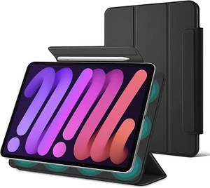 iPad Mini 6 Case iPad Mini 6th Generation Case with Pencil Holder Flip Folio - Picture 1 of 13