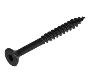 Viti in legno testa torx nera DLS clip legno composito lanscape recinzione esterno - Foto 1 di 5