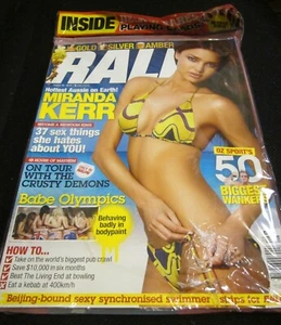 RALF Magazine August 2008 - Miranda Kerr - New - Picture 1 of 2