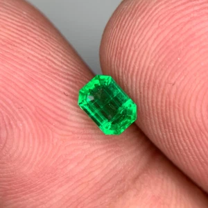 Piedra preciosa suelta AG esmeralda natural certificada corte esmeralda 10,60 quilates + Afganistán - Imagen 1 de 6