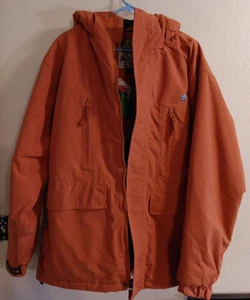Mens Large Orange Matix Coat Jacket - Picture 1 of 2