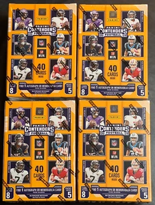 Lot (4) 2024 Panini Contenders NFL Football Blaster Box Factory Sealed Auto/Mem - Picture 1 of 9