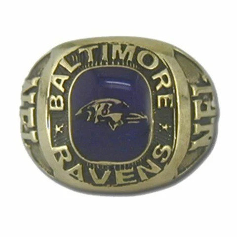 Baltimore Ravens Classic Goldplated NFL Ring Cover