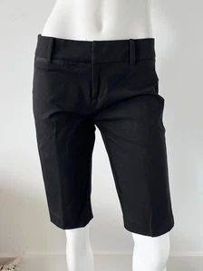 Bermudas de algodón negro crudo talla 2 - Imagen 1 de 3